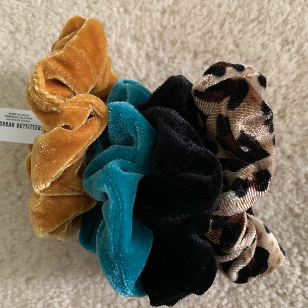 Urban Outfitters Velvet Scrunchies